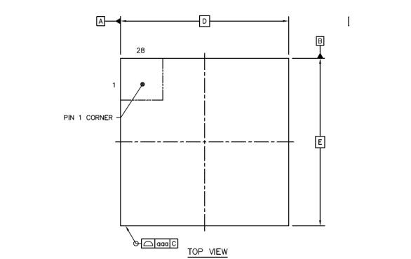 Dimension Top View