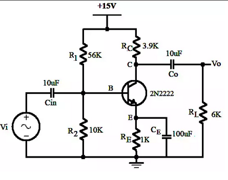 2N2222 Amplifier Circuit