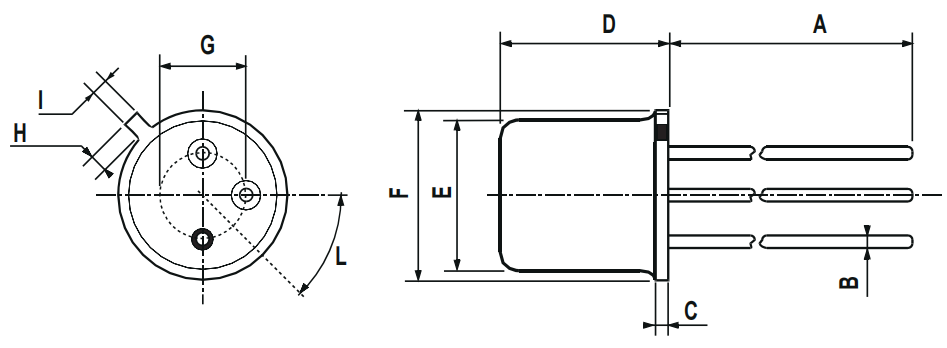  Mechanical Data for BC107