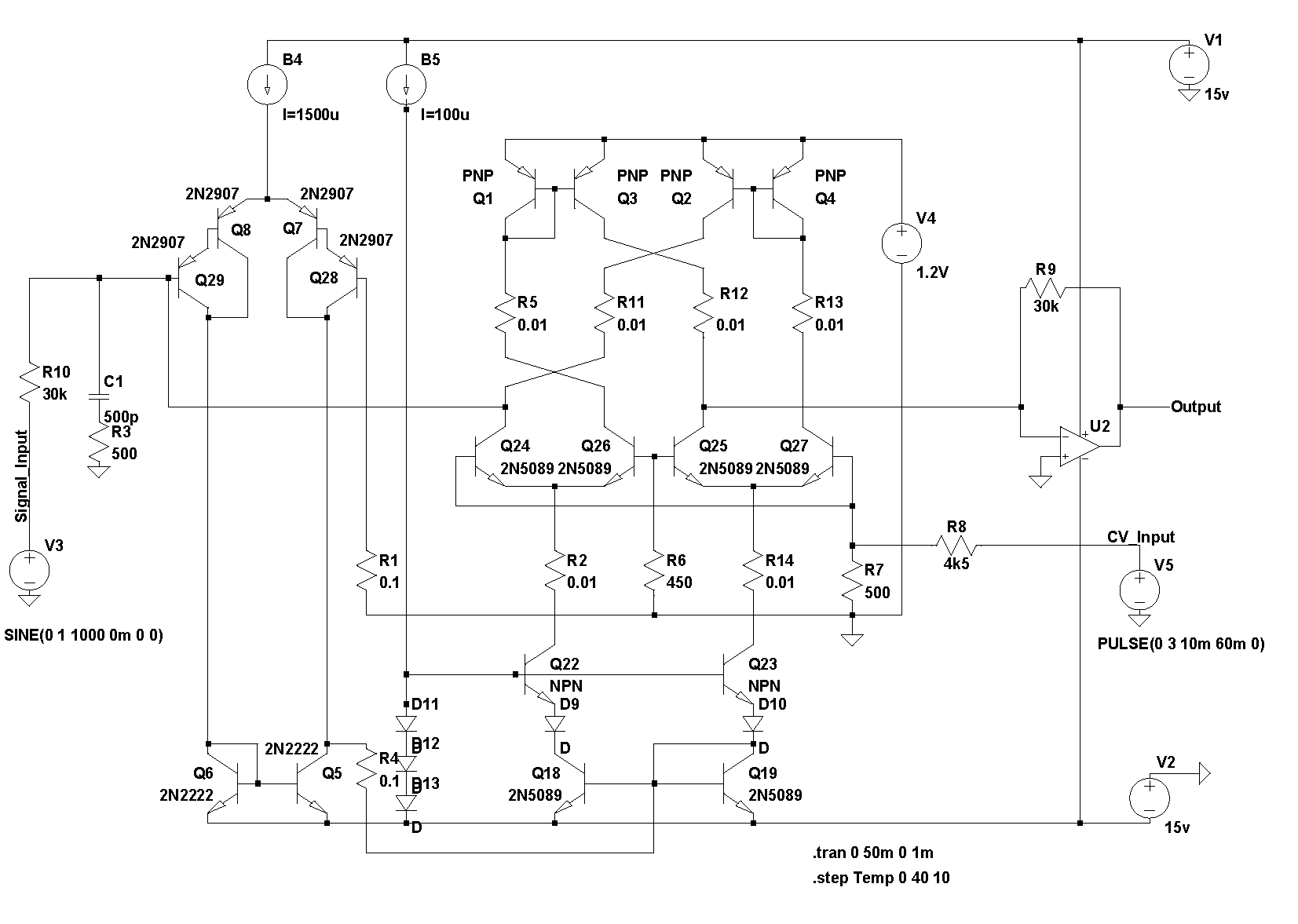 SSM2164 Application Circuit