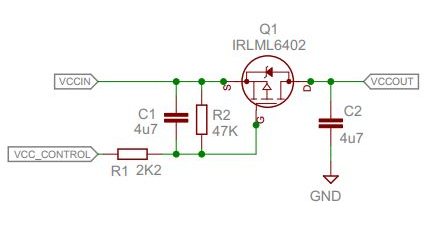 IRLML6402 Block Diagram