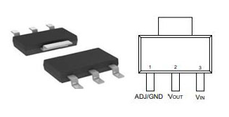 LD1117 Pinout